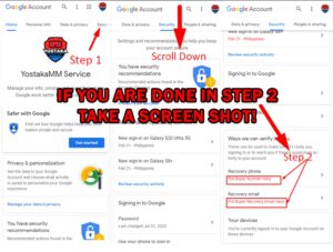 gmail recovery change